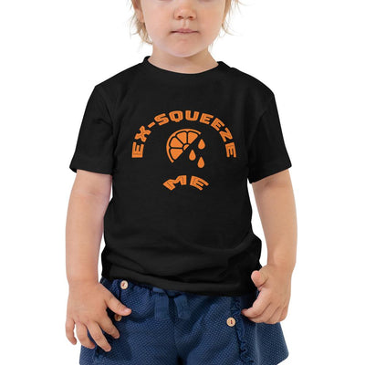 Ex-squeeze Me - Toddler T-Shirt - Black - The Sai Life