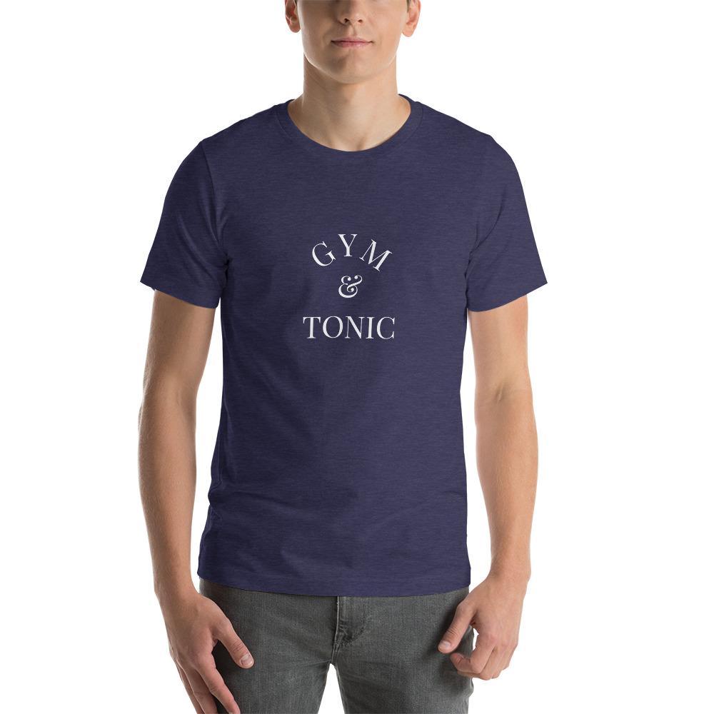 Gym & Tonic - Unisex T-Shirt - Heather Midnight Navy - The Sai Life