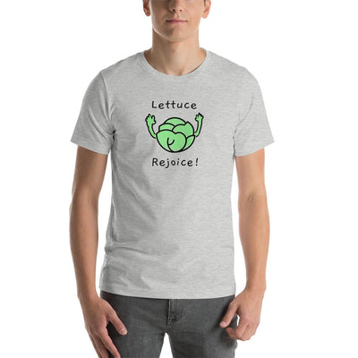 Lettuce Rejoice - Unisex T-Shirt - Athletic Heather - The Sai Life