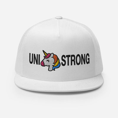 Uni Strong - Trucker Hat - All White - The Sai Life