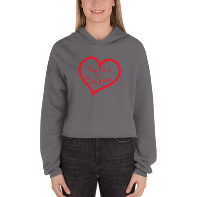 Carbs + Coffee - Women's Crop Hoodie - - The Sai Life