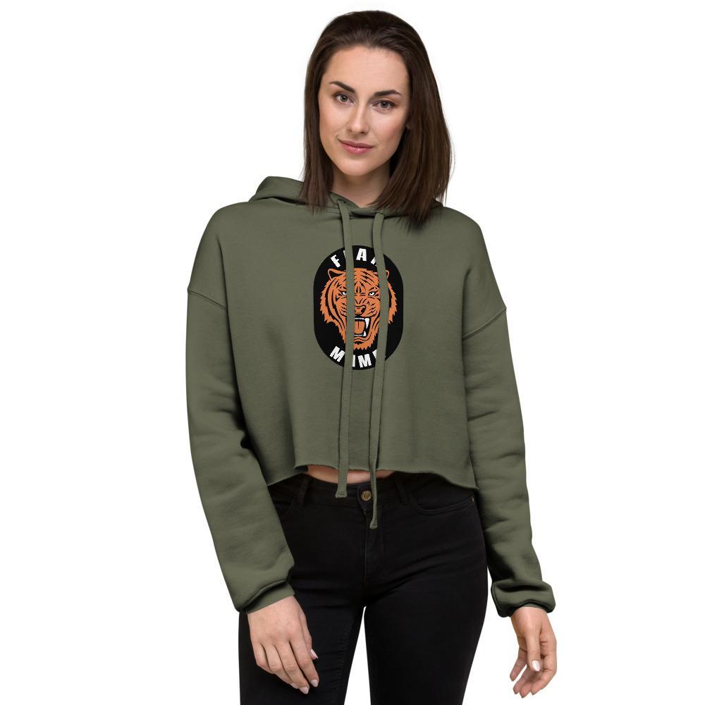 Fear Mama - Women's Crop Hoodie - - The Sai Life