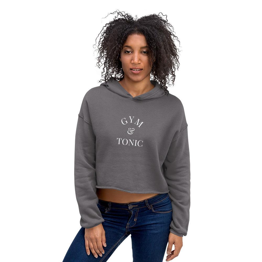 Gym & Tonic - Women's Crop Hoodie - - The Sai Life