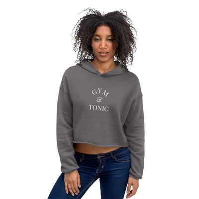 Gym & Tonic - Women's Crop Hoodie - - The Sai Life