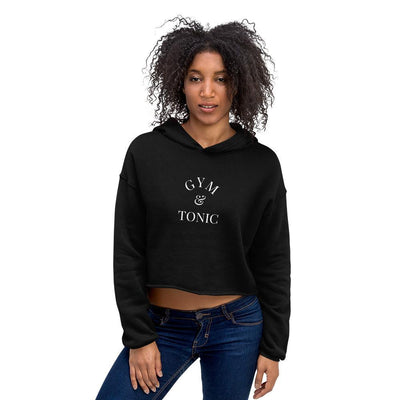 Gym & Tonic - Women's Crop Hoodie - - The Sai Life
