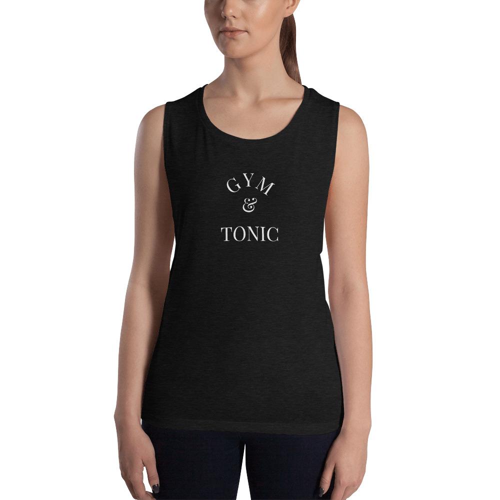 Gym & Tonic - Women's Muscle Tank - S - The Sai Life