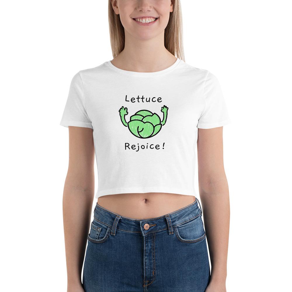 Lettuce Rejoice - Women's Crop Top - - The Sai Life