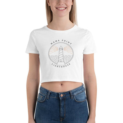 Mama Point Lighthouse - Women's Crop Top - - The Sai Life