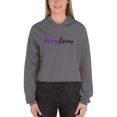 Mamalicious - Women's Crop Hoodie - - The Sai Life