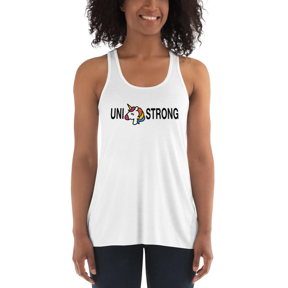 Uni Strong - Women's Flowy Racerback Tank - - The Sai Life