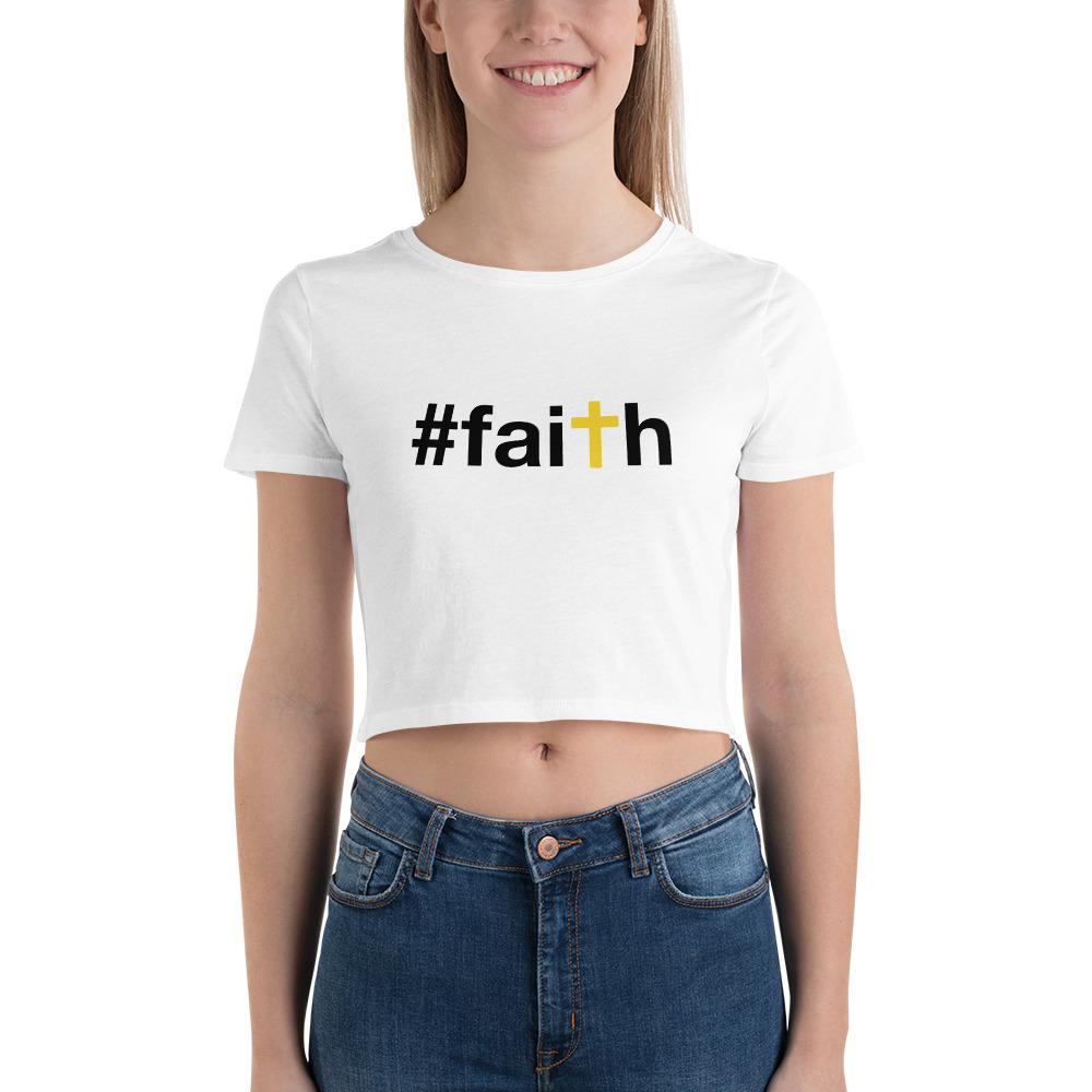 #faith - Women's Crop Top - - The Sai Life