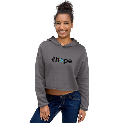 #hope - Women's Crop Hoodie - - The Sai Life