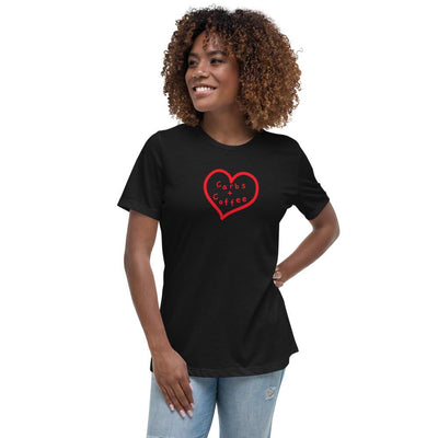 Carbs + Coffee - Women's Relaxed T-Shirt - - The Sai Life