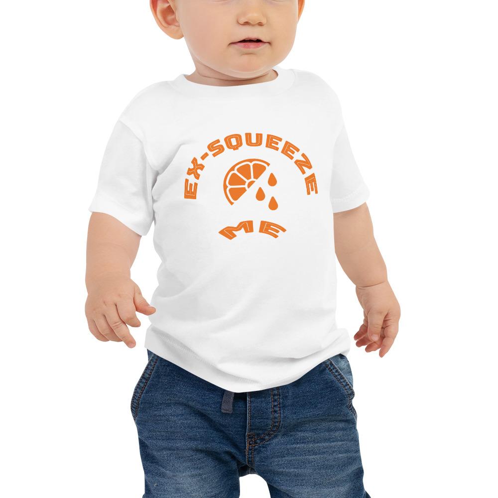 Ex-squeeze Me - Baby T-Shirt - White - The Sai Life