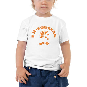 Ex-squeeze Me - Toddler T-Shirt - White - The Sai Life