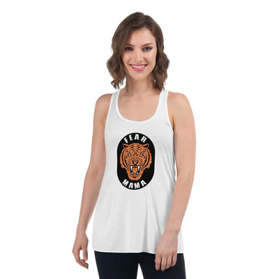 Fear Mama - Women's Flowy Racerback Tank - - The Sai Life