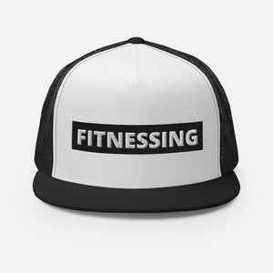 Fitnessing - Trucker Hat - Black/ White/ Black - The Sai Life