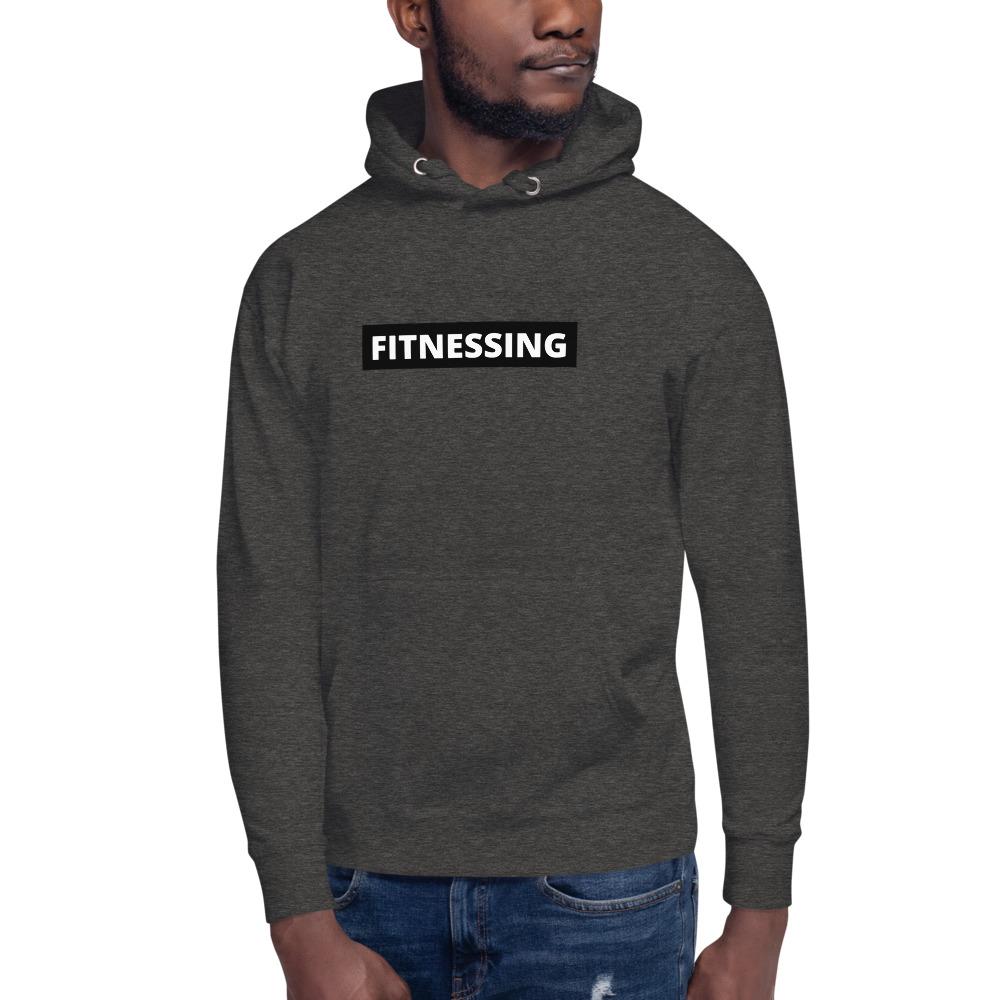Fitnessing - Unisex Pullover Hoodie - Charcoal Heather - The Sai Life