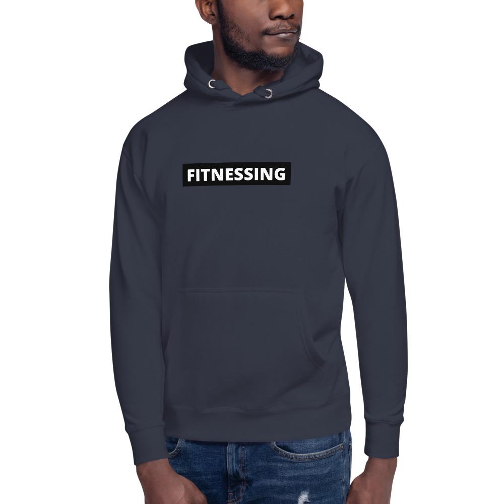 Fitnessing - Unisex Pullover Hoodie - Navy Blazer - The Sai Life