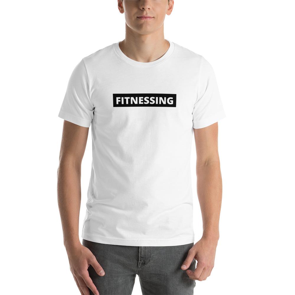 Fitnessing - Unisex T-Shirt - White - The Sai Life
