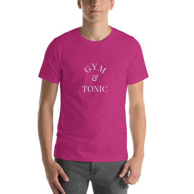Gym & Tonic - Unisex T-Shirt - Berry - The Sai Life