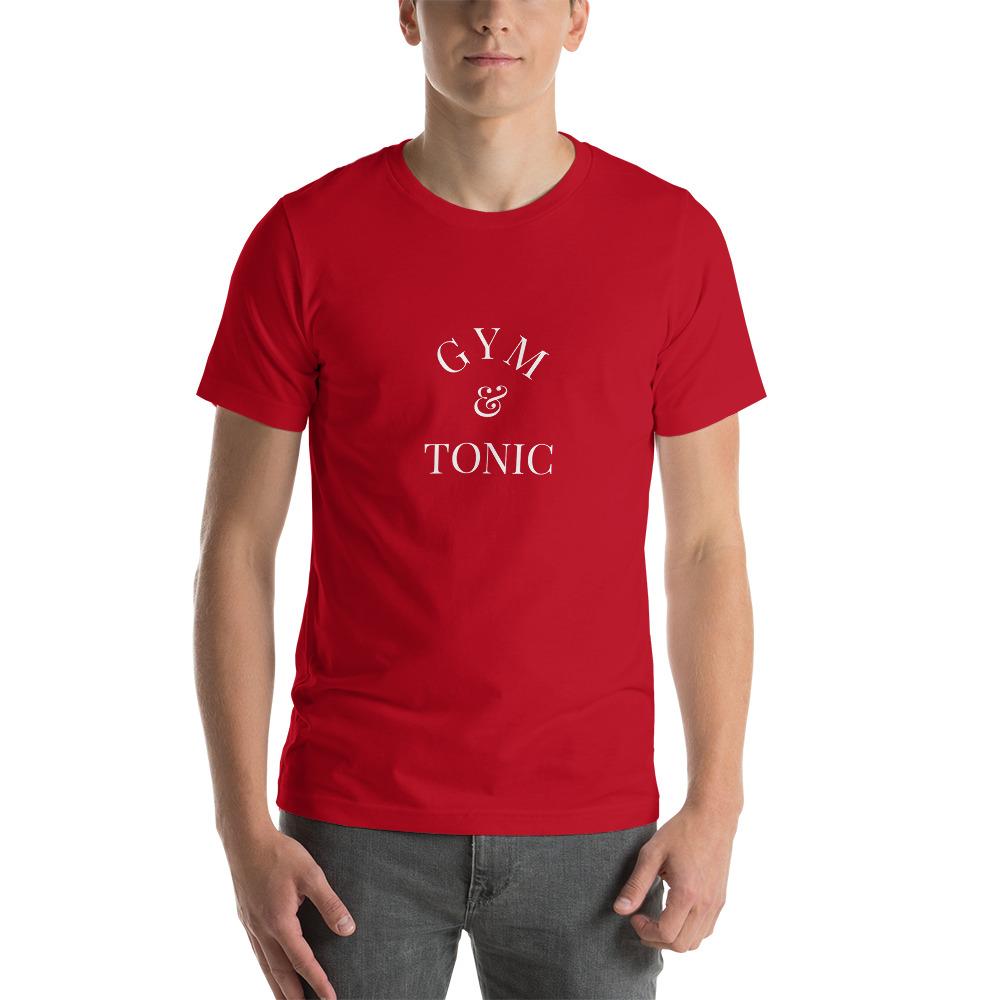 Gym & Tonic - Unisex T-Shirt - Red - The Sai Life