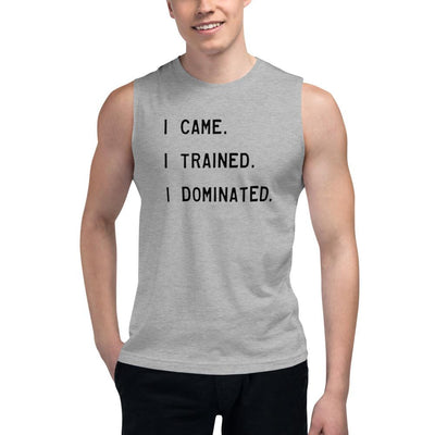 I Dominated - Unisex Muscle Tank - - The Sai Life