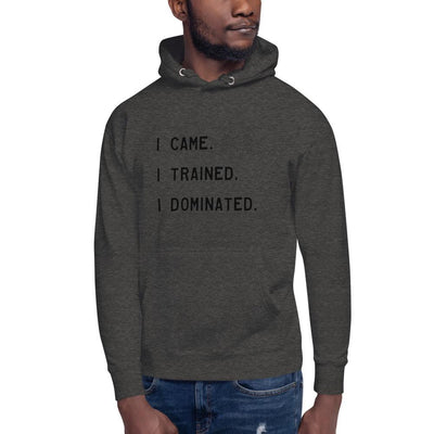 I Dominated - Unisex Pullover Hoodie - Charcoal Heather - The Sai Life
