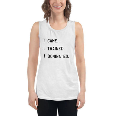 I Dominated - Women's Muscle Tank - - The Sai Life