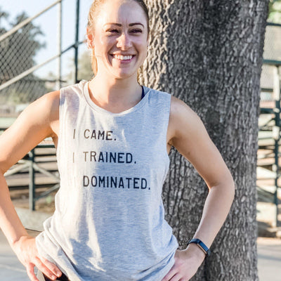 I Dominated - Women's Muscle Tank - - The Sai Life