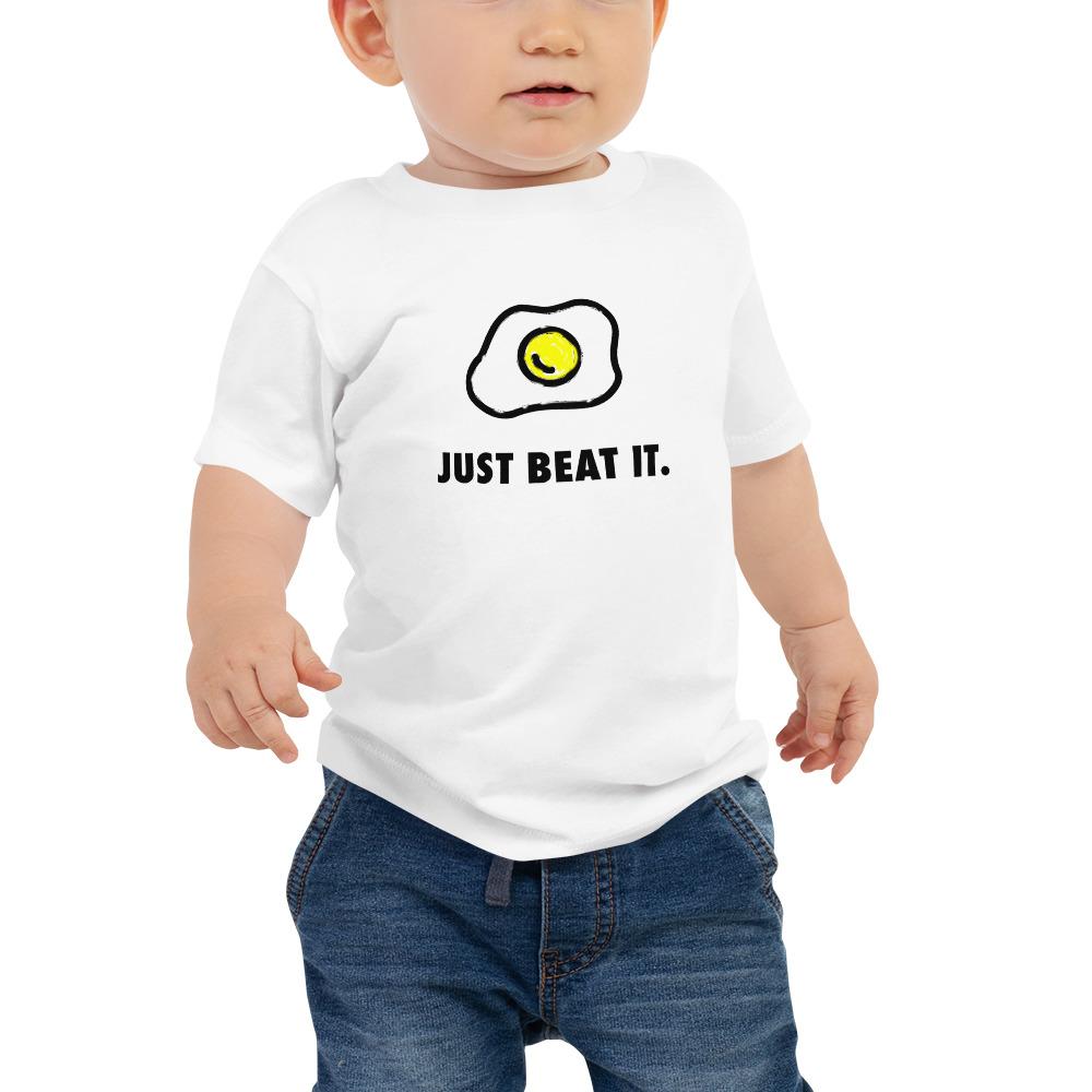 Just Beat It - Baby T-Shirt - White - The Sai Life