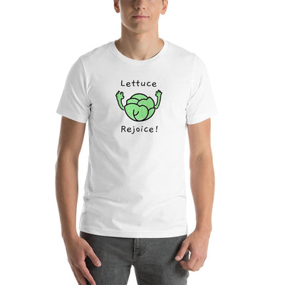 Lettuce Rejoice - Unisex T-Shirt - White - The Sai Life