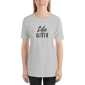 Life Giver - Unisex T-Shirt - Athletic Heather - The Sai Life