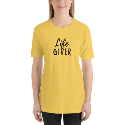 Life Giver - Unisex T-Shirt - Yellow - The Sai Life