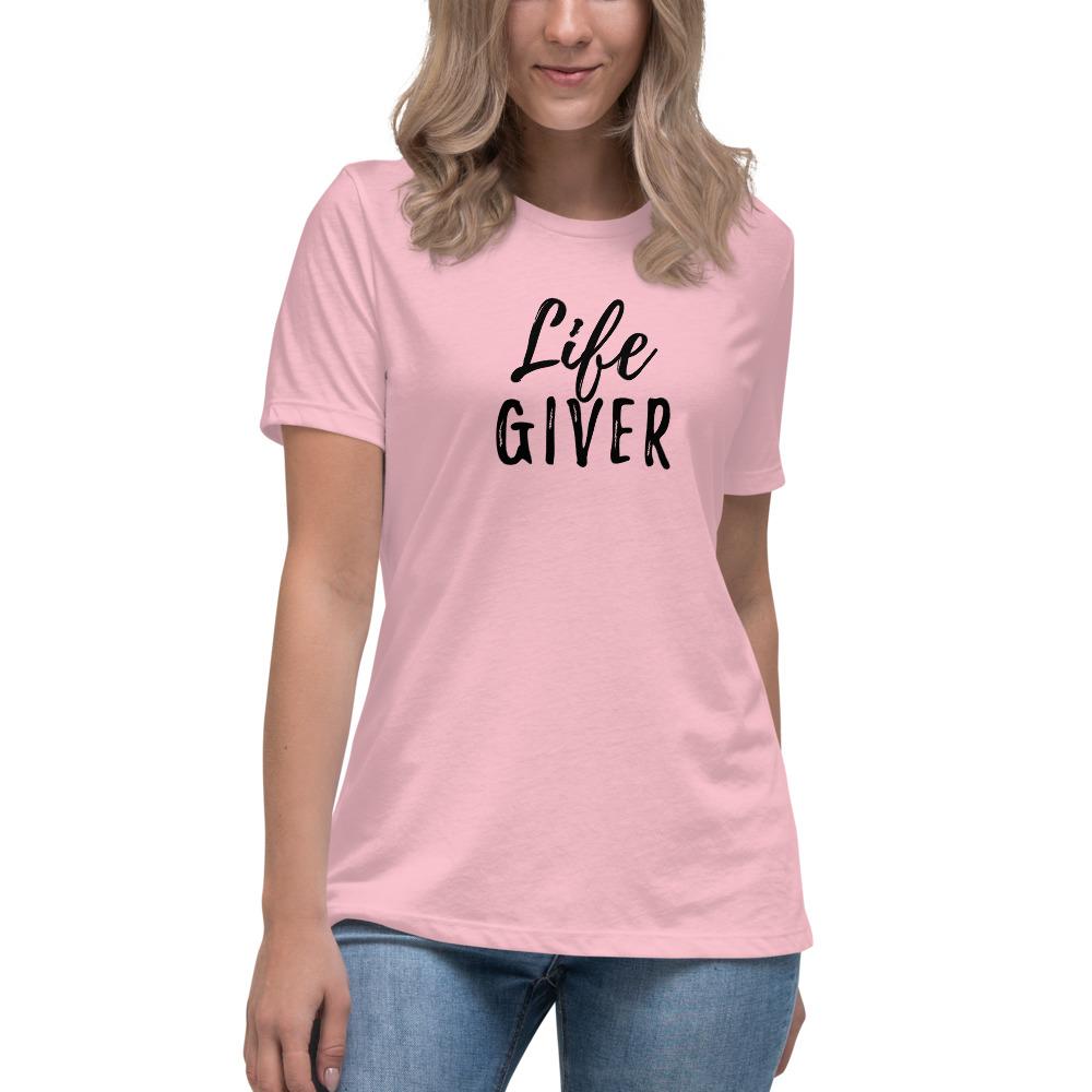 Life Giver - Women's Relaxed T-Shirt - Pink - The Sai Life