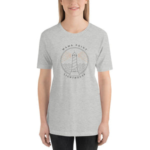 Mama Point Lighthouse - Unisex T-Shirt - Athletic Heather - The Sai Life