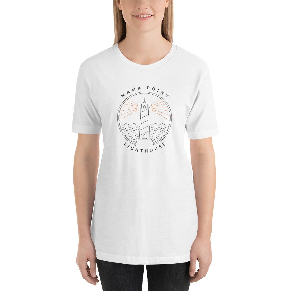 Mama Point Lighthouse - Unisex T-Shirt - White - The Sai Life
