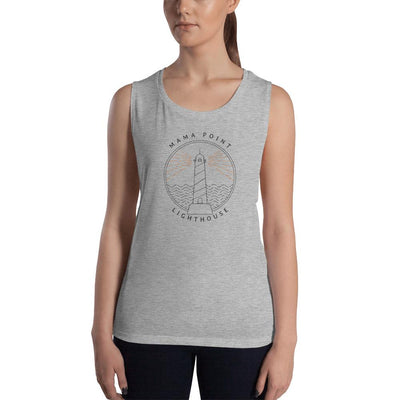 Mama Point Lighthouse - Women's Muscle Tank - - The Sai Life