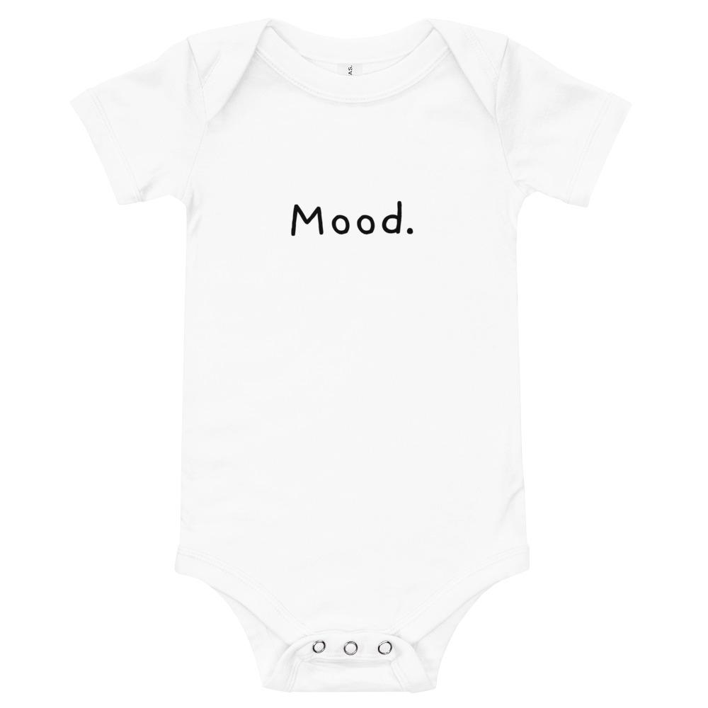 Mood. - Baby Bodysuit - White - The Sai Life