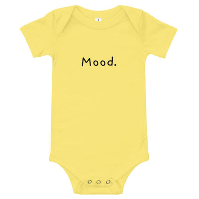 Mood. - Baby Bodysuit - Yellow - The Sai Life