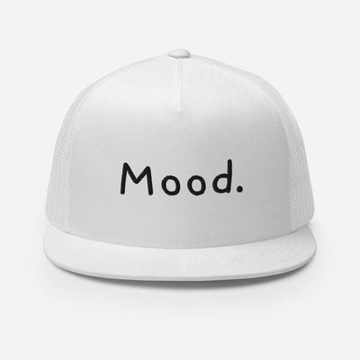 Mood. - Trucker Hat - All White - The Sai Life
