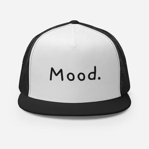 Mood. - Trucker Hat - Black/ White/ Black - The Sai Life