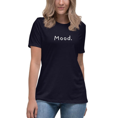 Mood. - Women's Relaxed T-Shirt - Navy - The Sai Life