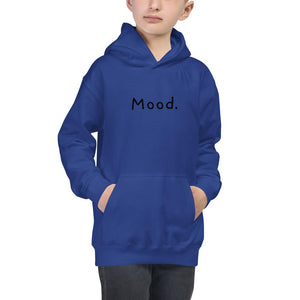 Mood. - Youth Pullover Hoodie - Royal Blue - The Sai Life