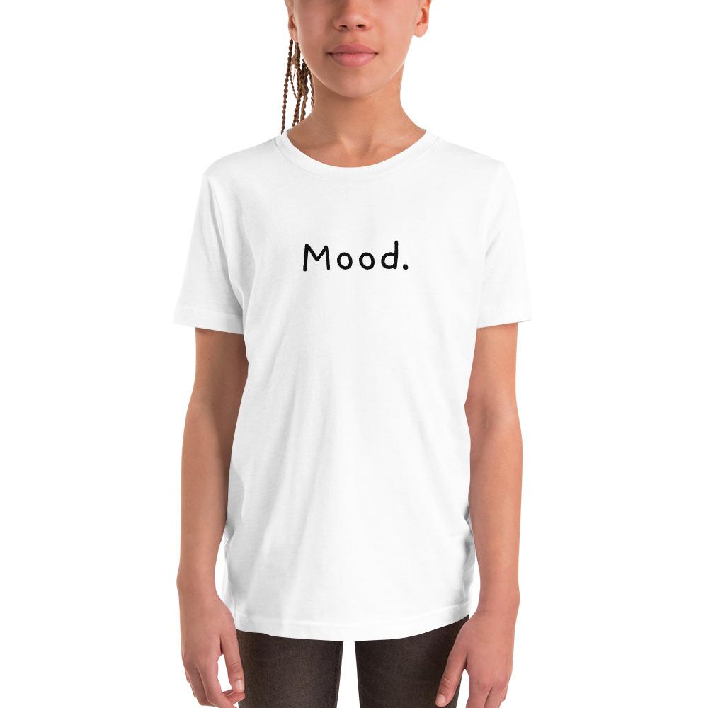 Mood. - Youth T-Shirt - White - The Sai Life