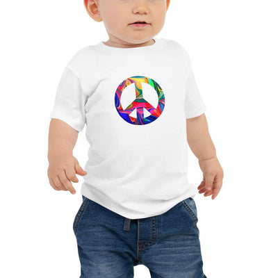 Peace Tie Dye - Baby T-Shirt - White - The Sai Life