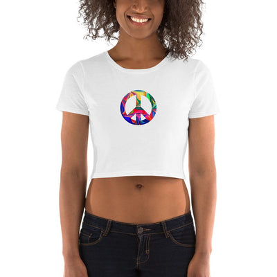 Peace Tie Dye - Women's Crop Top - - The Sai Life