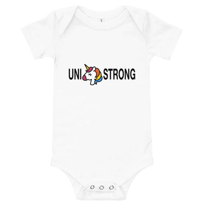 Uni Strong - Baby Bodysuit - White - The Sai Life