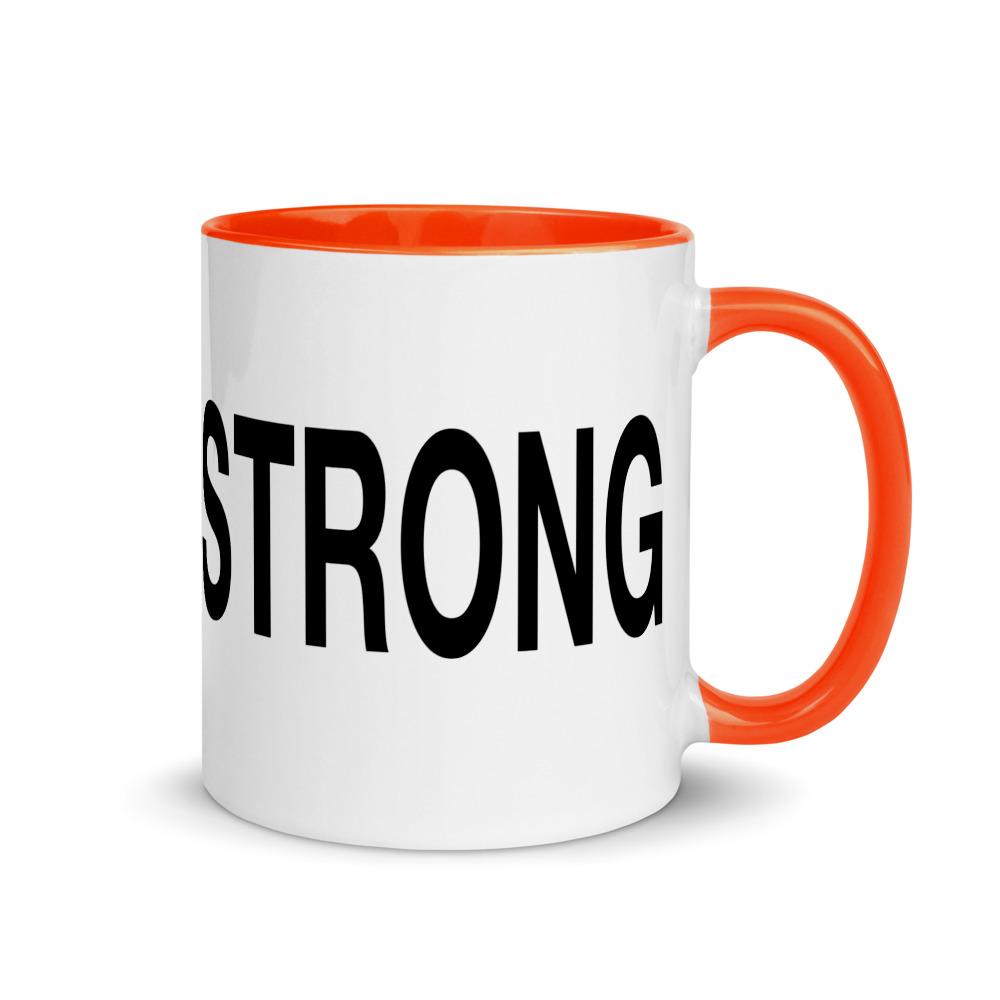 Uni Strong - Ceramic Color Mug - Orange Mug - The Sai Life