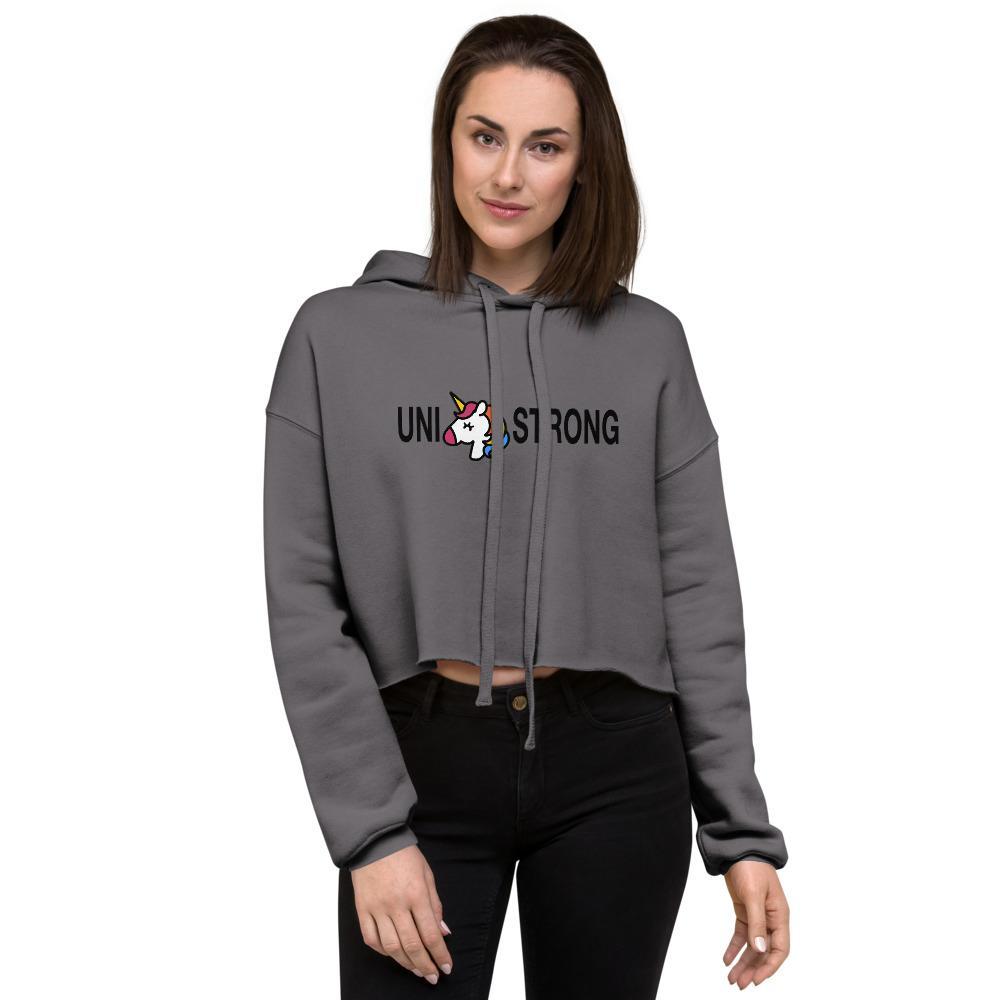 Uni Strong - Women's Crop Hoodie - - The Sai Life